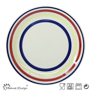 16PCS Ceramic Dinner Plate Hand Painted Design